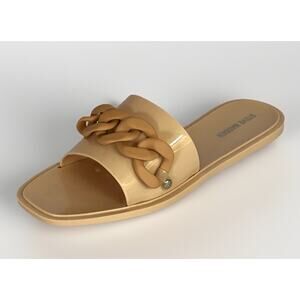 Steve Madden One Band Jelly Sandals Ciela Womens Sz 9 Blush Nude Neutral Summer